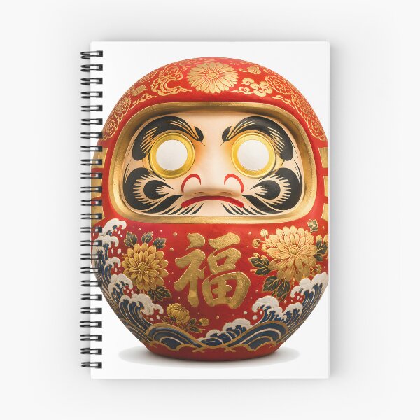 Item preview, Traditional Japanese Daruma Doll – Symbol of Luck and Perseverance designed and sold by LainCellJapan.