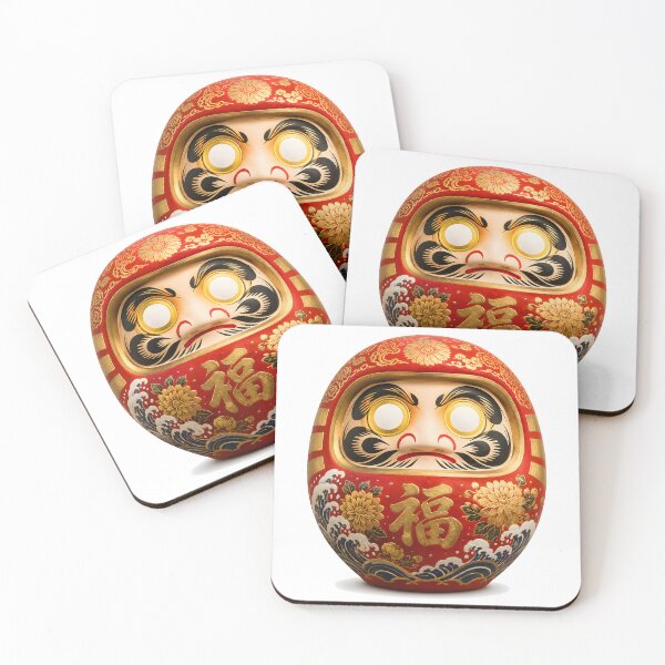 Item preview, Traditional Japanese Daruma Doll – Symbol of Luck and Perseverance designed and sold by LainCellJapan.