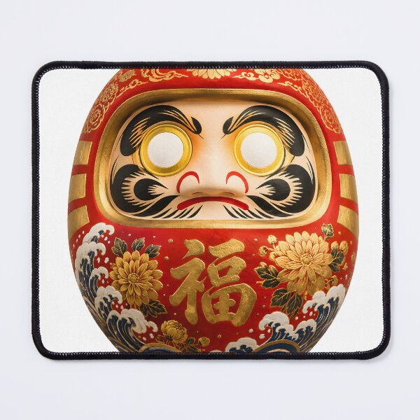 Item preview, Traditional Japanese Daruma Doll – Symbol of Luck and Perseverance designed and sold by LainCellJapan.