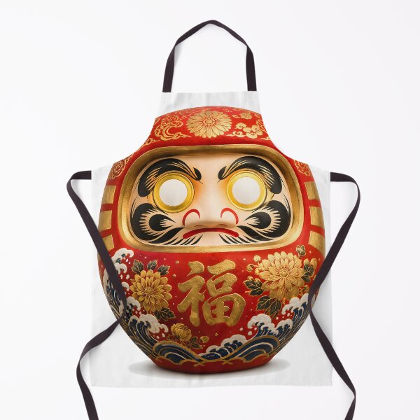 Item preview, Traditional Japanese Daruma Doll – Symbol of Luck and Perseverance designed and sold by LainCellJapan.