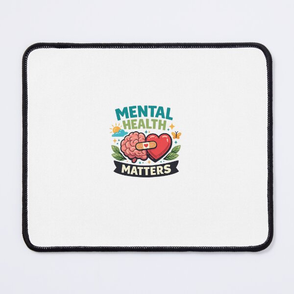 Item preview, Mental Health Matters Heart and Brain designed and sold by NanignzArt.