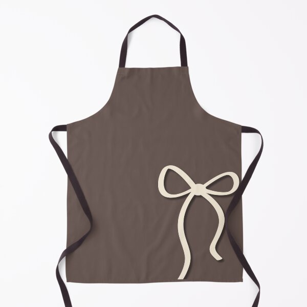 Item preview, Minimalist Ribbon Bow on Brown  designed and sold by Hrndz Store.