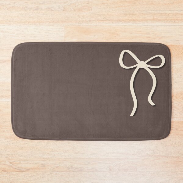 Item preview, Minimalist Ribbon Bow on Brown  designed and sold by Hrndz Store.