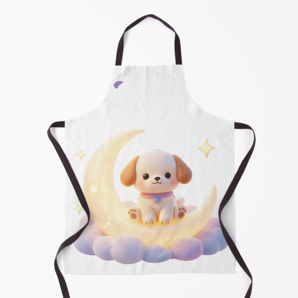 Item preview, Cute Moon Puppy Kawaii Dreamcore Design designed and sold by GoldenPaw Society.