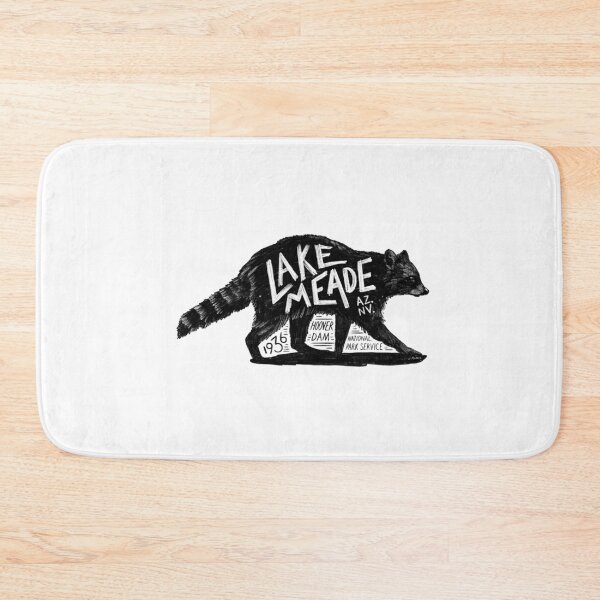 Item preview, Lake Meade Racoon Label designed and sold by John Morris Illustration.
