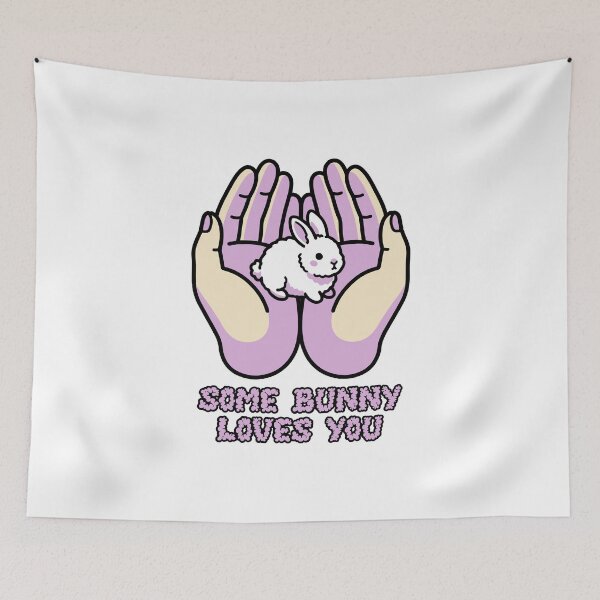 Item preview, Some Bunny Loves You: Cute Easter Bunny Art designed and sold by ZUMERI.