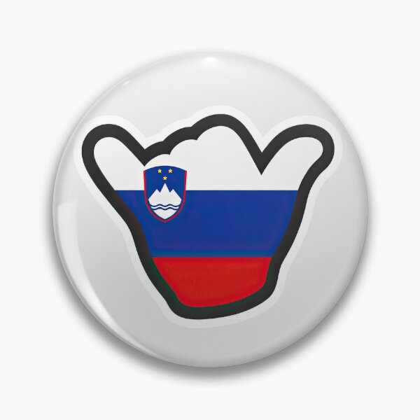 Item preview, Slovenia Shaka Flag designed and sold by ShakaLife.org.