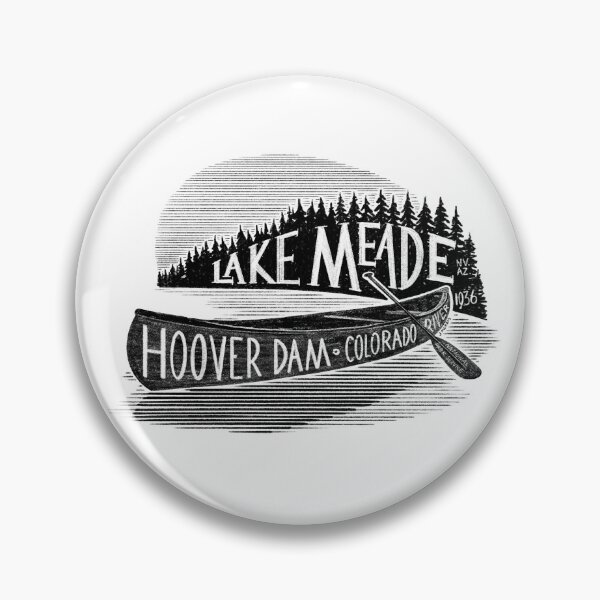 Item preview, Lake Meade Canoe Label designed and sold by John Morris Illustration.