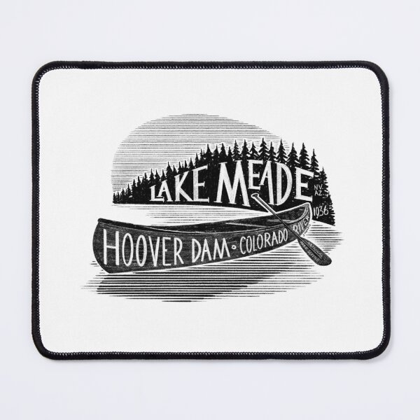 Item preview, Lake Meade Canoe Label designed and sold by John Morris Illustration.