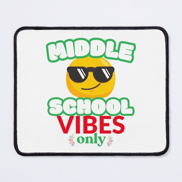 Item preview, Middle School Vibes Only | Funny Back To School Meme designed and sold by VibranPalette.