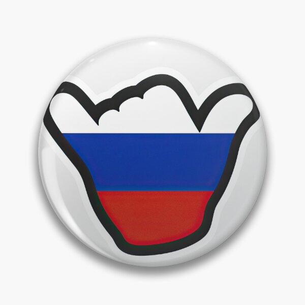 Item preview, Russia Shaka Flag designed and sold by ShakaLife.org.