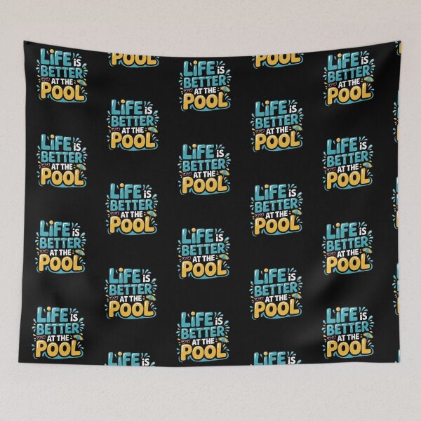 Item preview, Life Is Better At The Pool - Umbrella designed and sold by Peter Stawicki.