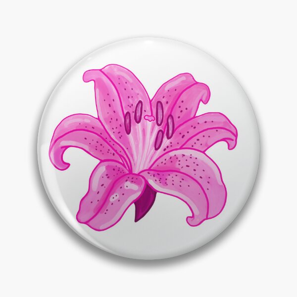 Item preview, pink tiger lily designed and sold by Lizardtap.