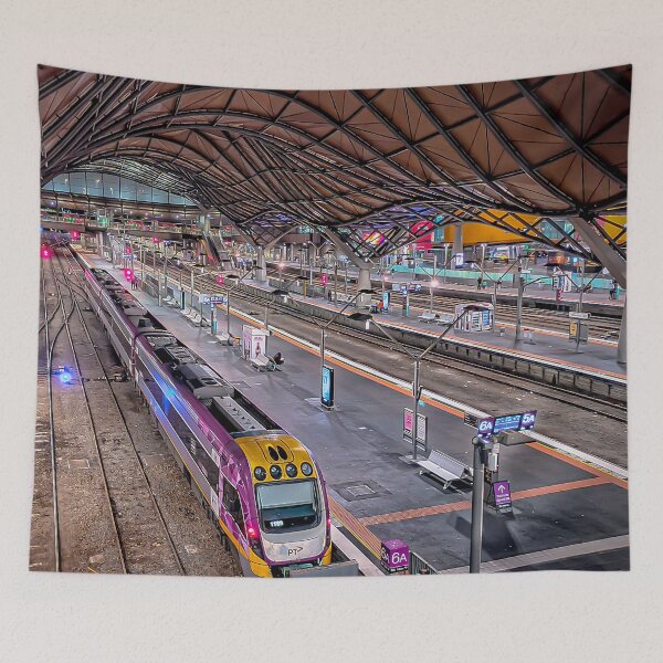 Item preview, Last Train Out of Southern Cross - Melbourne, Victoria, Australia designed and sold by Steven Jodoin.