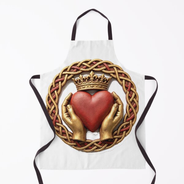 Item preview, Celtic Claddagh Symbol – Traditional Irish Folk Art Illustration designed and sold by LainCellJapan.