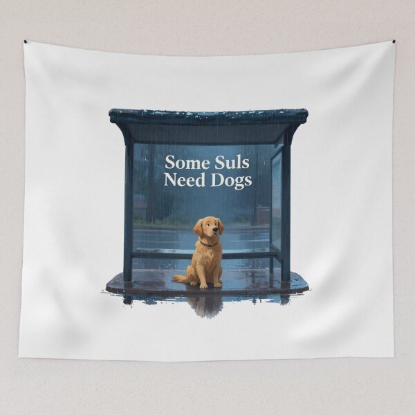 Item preview, Some Souls Need Dogs Emotional Golden Retriever Design designed and sold by GoldenPaw Society.