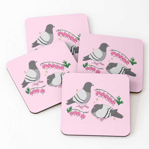 Item preview, Pigeons with Bleeding Hearts designed and sold by 1-rubberducky24.