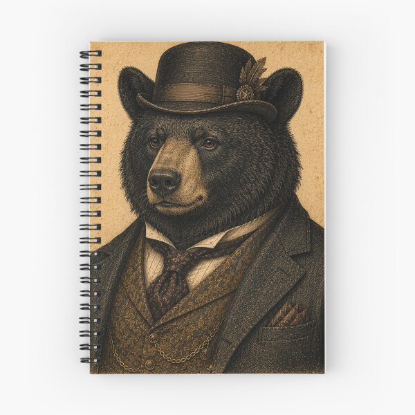 Item preview, Dapper Black Bear designed and sold by Midnight-Moss.