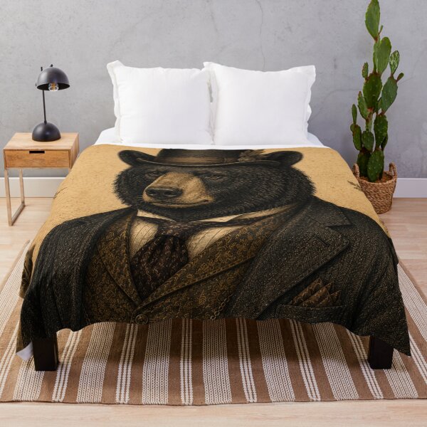 Item preview, Dapper Black Bear designed and sold by Midnight-Moss.