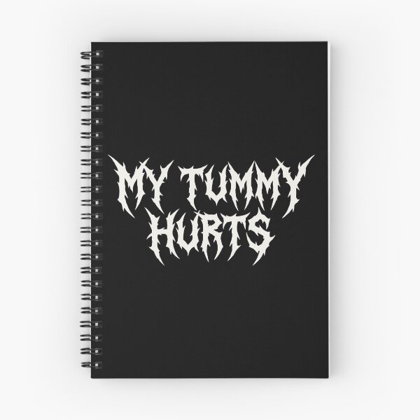 Item preview, My Tummy Hurts Death Metal Funny Metalhead Meme designed and sold by Eh Plus Designs.