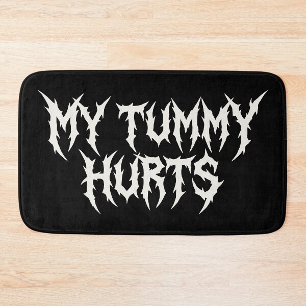 Item preview, My Tummy Hurts Death Metal Funny Metalhead Meme designed and sold by Eh Plus Designs.