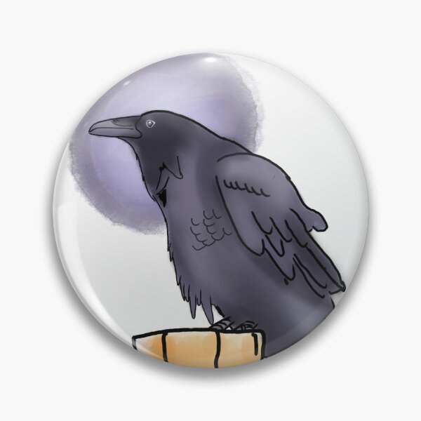 Item preview, Large raven in profile designed and sold by mousse-tache.