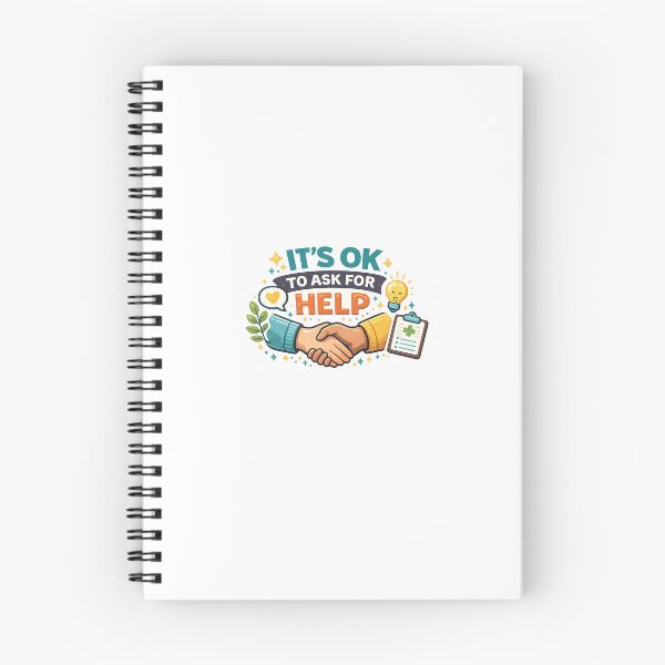 Item preview, It's OK to Ask for Help Mental Health Design designed and sold by NanignzArt.
