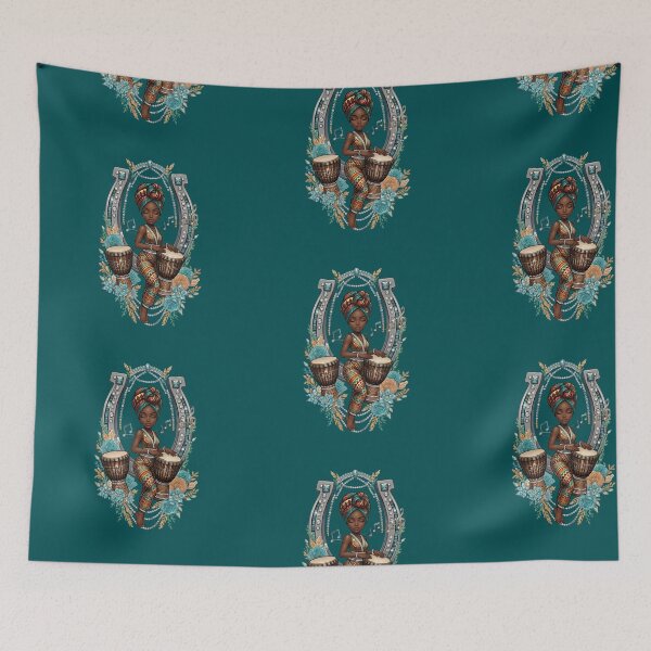 Item preview, Melody in Motion – Tribal Rhythm Djembe Drum Art designed and sold by digitalbob60.