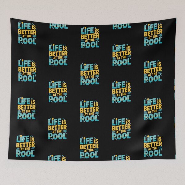 Item preview,  Life Is Better At The Pool - Wave Design designed and sold by Peter Stawicki.