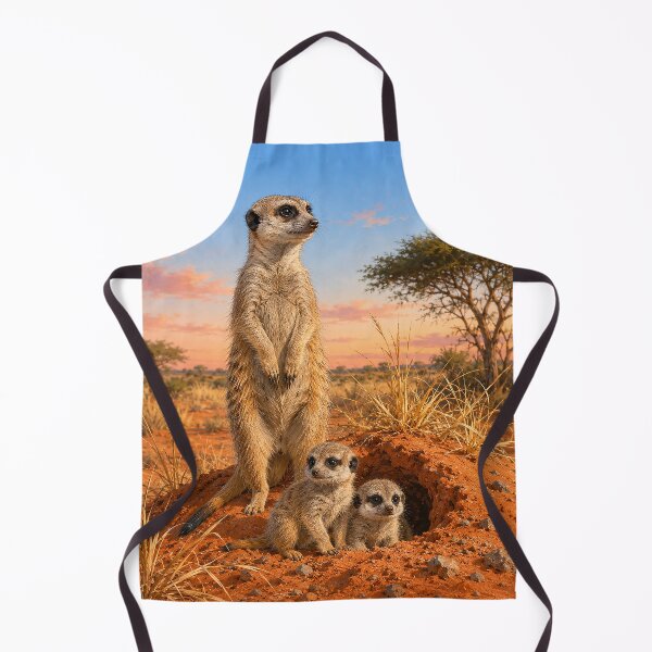 Item preview, Meerkat Family at Savanna Burrow designed and sold by Pixel Junkies Studio.