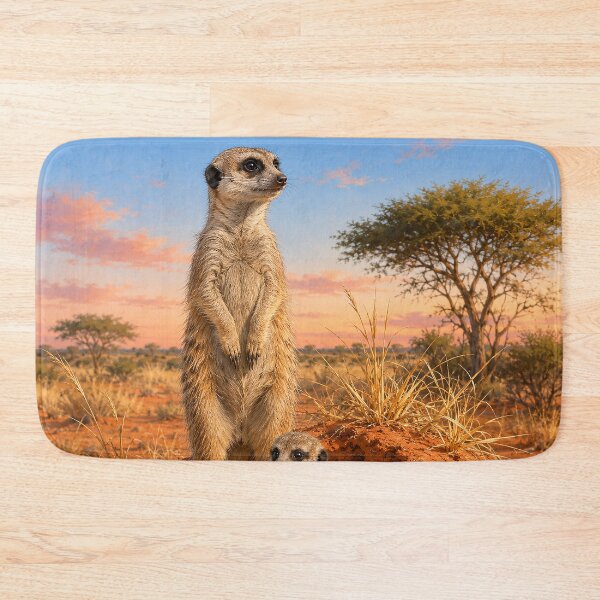 Item preview, Meerkat Family at Savanna Burrow designed and sold by Pixel Junkies Studio.