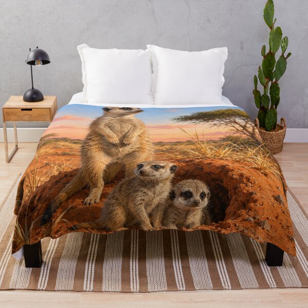 Item preview, Meerkat Family at Savanna Burrow designed and sold by Pixel Junkies Studio.
