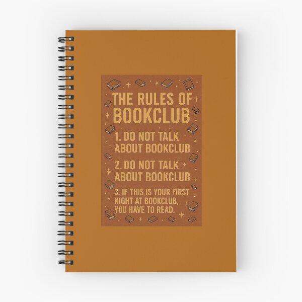 Item preview, The Rules of Bookclub designed and sold by ItsBookclubBish.
