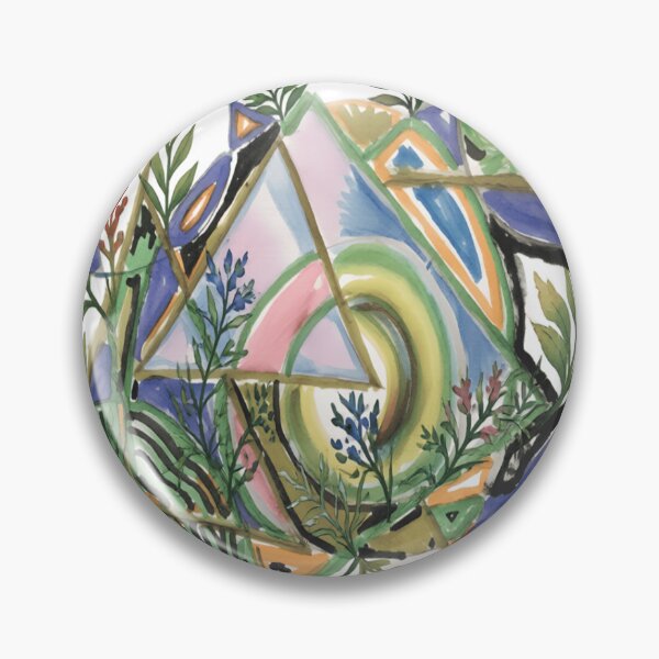 Item preview, quantum shapes botanical colorful geometric abstract design designed and sold by SmashingDeals.