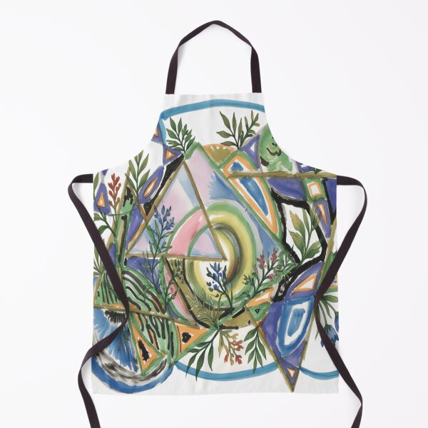 Item preview, quantum shapes botanical colorful geometric abstract design designed and sold by SmashingDeals.