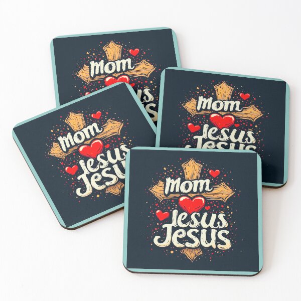 Item preview, Mom loves Jesus designed and sold by Jsw-speedartja.
