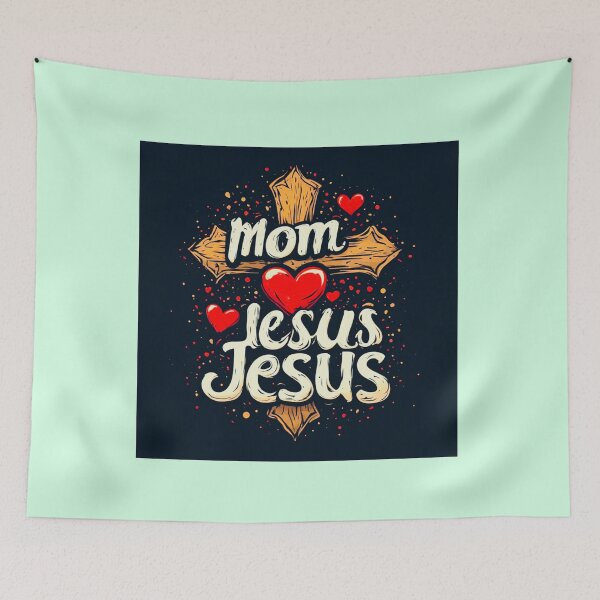 Item preview, Mom loves Jesus designed and sold by Jsw-speedartja.