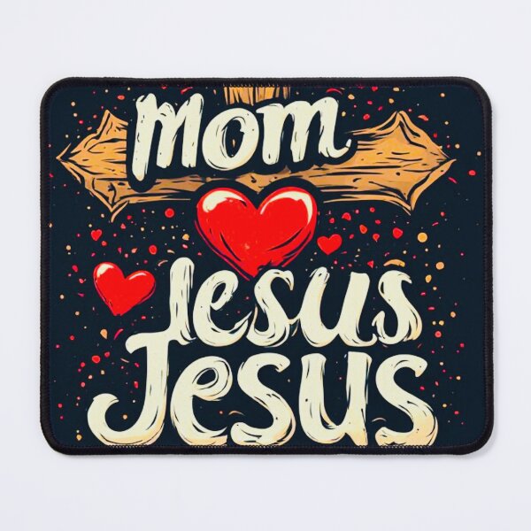 Item preview, Mom loves Jesus designed and sold by Jsw-speedartja.