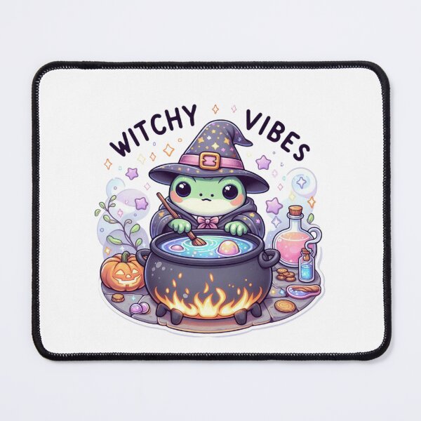 Item preview, Cute Witch Frog Cauldron-Witchy Vibes Halloween designed and sold by carestazafeli.