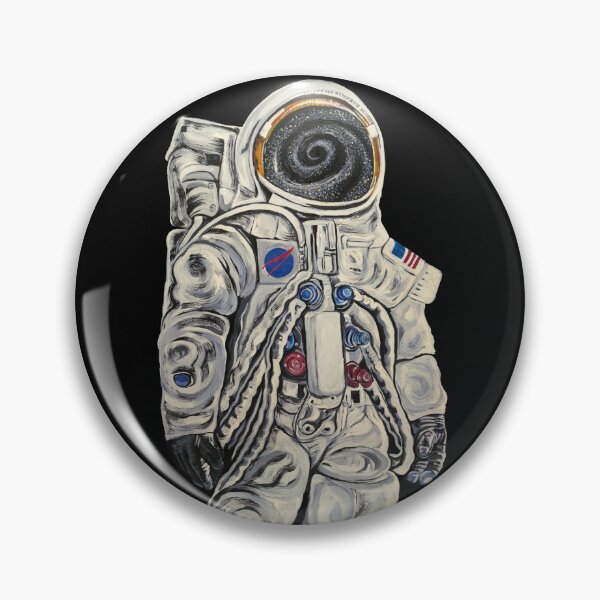 Item preview, Astronaut Space Helmet Suit Moon Quantum Moonwalk Art designed and sold by oz10.