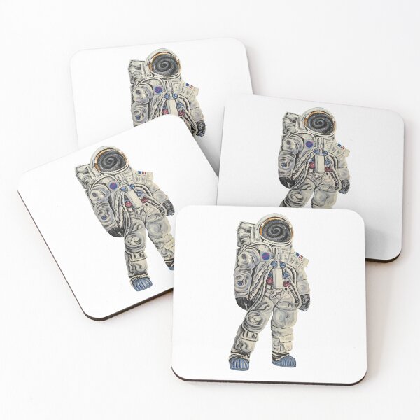 Item preview, Astronaut Space Helmet Suit Moon Quantum Moonwalk Art designed and sold by oz10.