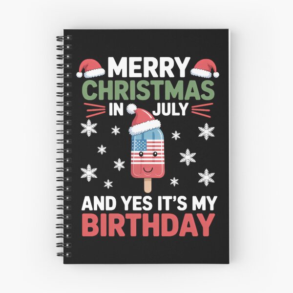 Item preview, Christmas In July Birthday Ice Pop in Santa Hat designed and sold by SapfireStuArt.