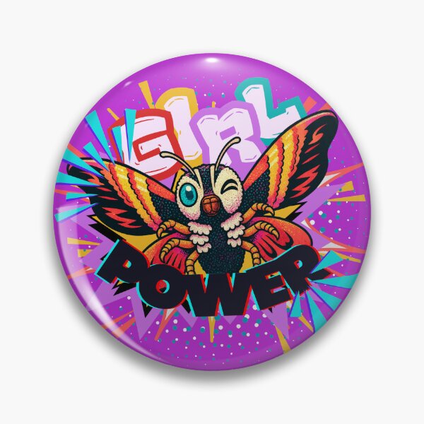 Item preview, Mothra Girl Power Retro Comic Pop Art | Queen of Monsters designed and sold by SpicyDStudio.