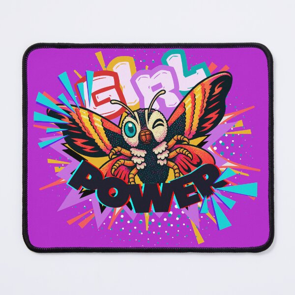 Item preview, Mothra Girl Power Retro Comic Pop Art | Queen of Monsters designed and sold by SpicyDStudio.