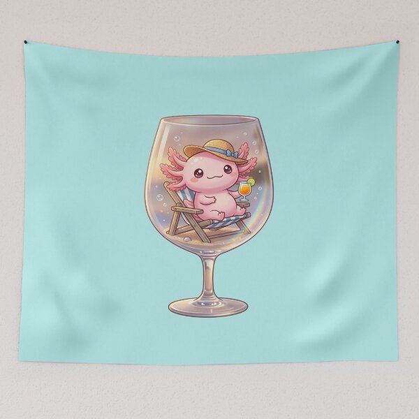 Item preview, Axolotl therapy in your personal wellness area designed and sold by design-rebell.