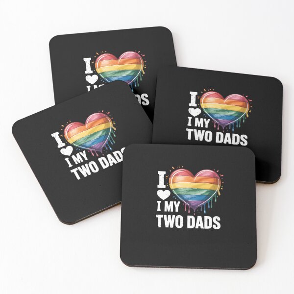 Item preview, I Love My Two Dads LGBT Gay designed and sold by SapfireStuArt.