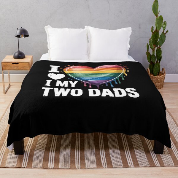 Item preview, I Love My Two Dads LGBT Gay designed and sold by SapfireStuArt.