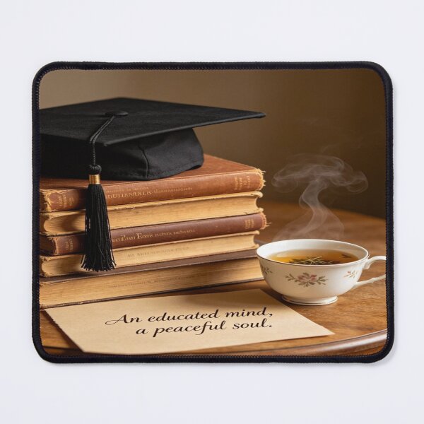 Item preview, Educated Mind, Peaceful Soul – Conscious Graduation Gift from Mom designed and sold by Cristhian Almanza.