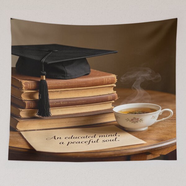 Item preview, Educated Mind, Peaceful Soul – Conscious Graduation Gift from Mom designed and sold by Cristhian Almanza.