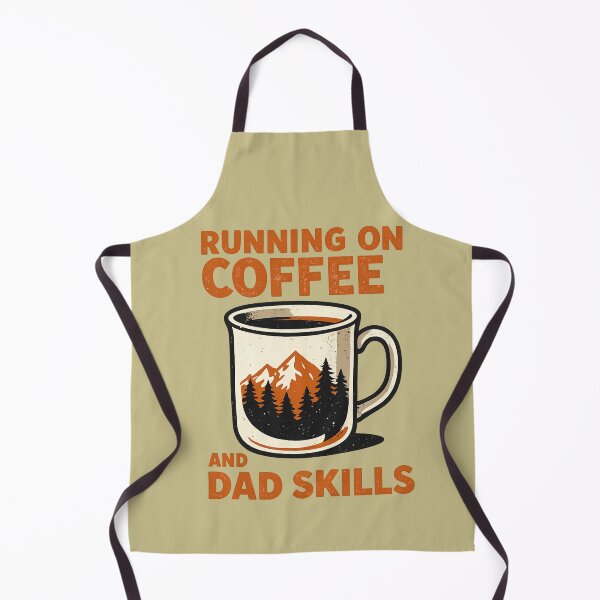 Item preview, Running on Coffee and Dad Skills designed and sold by LuloCreative.